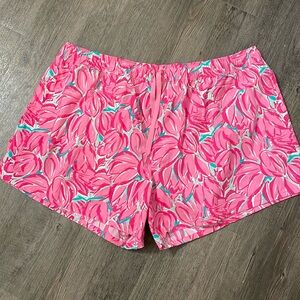 Lauren James Tulip Print Athletic Shorts